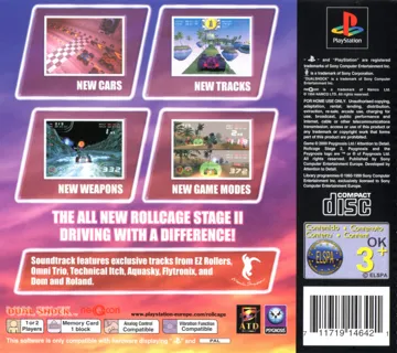 Rollcage Stage 2 (US) box cover back